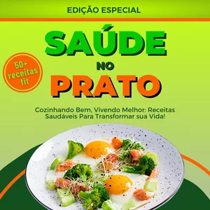 Imagem de capa para o Ebook Ebook Com Mais de 50 Receitas Saudáveis 