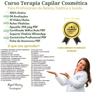 Imagem do curso Terapia Capilar Cosmética Avançada