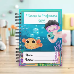 Imagem de capa para o Ebook PLANNER TEMA FUNDO DO MAR