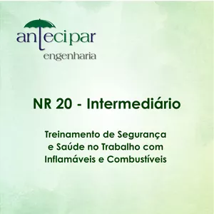 Imagem de capa para o Curso online Treinamento NR 20 - Intermediário