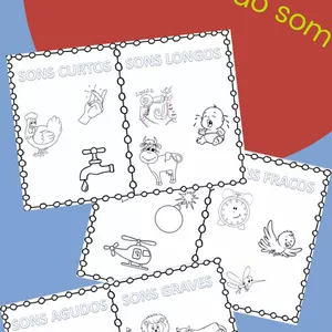 Imagem de capa para o Ebook Atividades Propriedades do som 