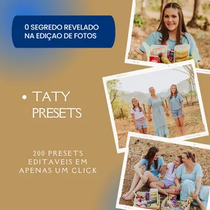 Imagem de capa para o Curso online TATY PRESET