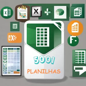 Imagem de capa para o Curso online Pack  com 5001 planilhas  para Excel 100% Editáveis +  Bônus