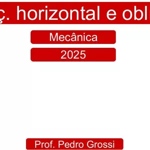 Imagem de capa para o Ebook Lançamento Horizontal e Oblíquo - Exercícios para ENEM e Vestibulares