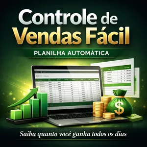 Imagem de capa para o Ebook Controle de Vendas Fácil