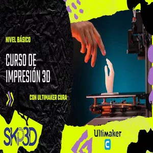 Imagen de portada para Curso online Curso de impresión 3D con CURA (Básico)