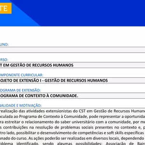 Imagem de capa para o Curso online PROJETO DE EXTENSÃO I - GESTÃO DE RECURSOS HUMANOS