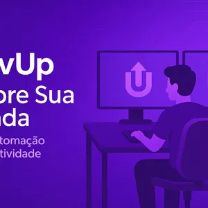 Imagem de capa para o Ebook DevUp: Dobre Sua Renda com Automação e Produtividade