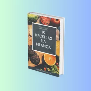 Imagem de capa para o Ebook 10 receitas da culinária francesa.