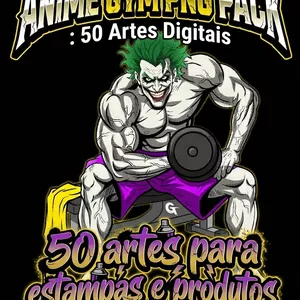 Imagem de Anime Gym PNG Pack: 50 Artes Digitais para Estampas e Produtos criado por JOAO VICTOR DA SILVA na hotmart