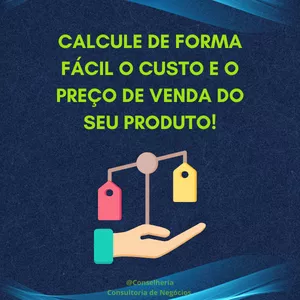 Imagem de capa para o Curso online Ferramenta para calcular custos e definir preço de venda - PRECIFICAÇÃO