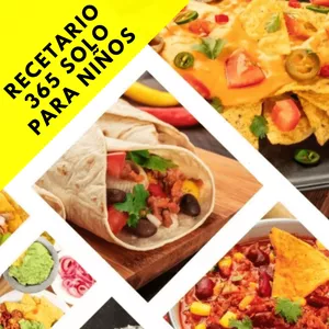 Imagen de portada para Ebook Recetario 365 Solo Para Niños