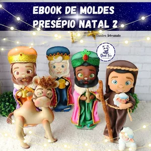 Imagem de capa para o Ebook Ebook de Moldes Presépio de Natal 2