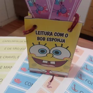 Imagem de capa para o Ebook Leitura com Bob esponja
