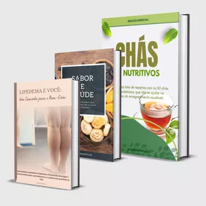 Imagem de capa para o Ebook Chás Nutritivos + Bônus 