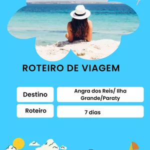 Imagem de capa para o Ebook Roteiro de  Viagens - Angra dos Reis / Iha Grande / Paraty