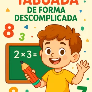 Imagem de capa para o Ebook Aprendendo Tabuada de Forma Descomplicada