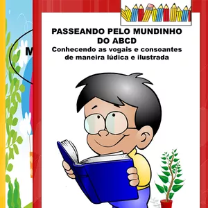 Imagem de capa para o Ebook 4 APOSTILAS DE ALFABETIZAÇÃO FASE INICIAL