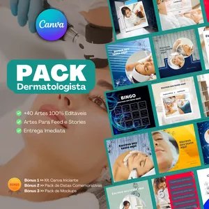 Imagem do curso Pack Canva Para Dermatologia