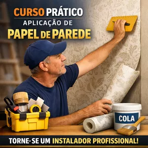Imagem de capa para o Curso online Aplicação Prática de Papel de Parede