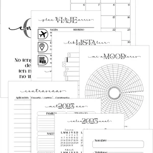 Imagen de portada para Ebook Agenda Imprimible 2025