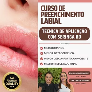 Curso Curso de Preenchimento Labial - Técnica com Seringa BD