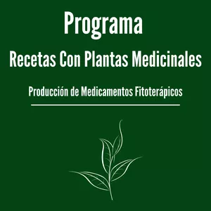 Imagen de portada para Curso online Programa - Recetas Con Plantas Medicinales - Producción de Medicamentos Fitoterápicos
