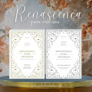 Imagem de capa para o Ebook RENASCENÇA PARA CRIANÇAS - GIOTTO E MICHELANGELO