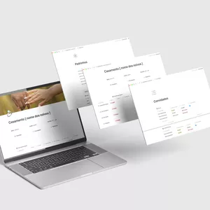Imagem de capa para o Ebook Template Planilha de Casamento