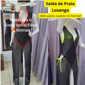 Imagem de capa para o Curso online Molde Saída de Praia Losango