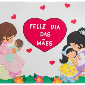 Imagem de capa para o Ebook Molde Dia das Mães 