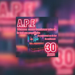 Image de couverture pour le Cours en ligne Transformez votre vie de propriétaire de restaurant ou de bar en seulement 30 jours avec le Programme A.P.E. Réduisez le stress, augmentez les revenus, et retrouvez l’harmonie entre vie professionnelle et personnelle.