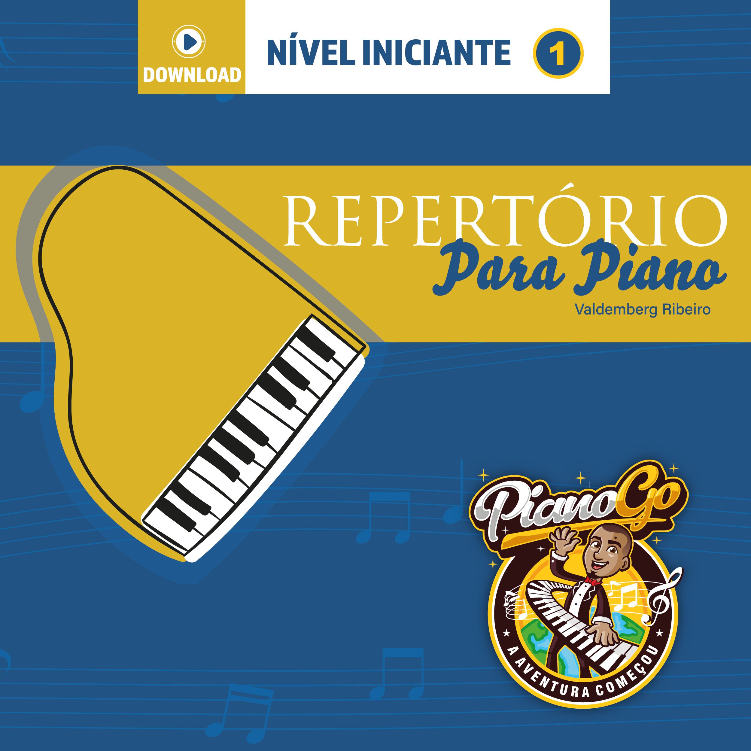 Imagem do curso REPERTÓRIO DE PIANO PARA INICIANTES (PDF + ÁUDIO)