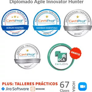 Imagem principal do produto Diplomado Agile Innovator Hunter