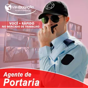 Imagem do curso CURSO INTERATIVO - AGENTE DE PORTARIA 