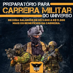 Imagem de Preparatório para Carreira Militar Universo  criado por Curso Universo Militar na hotmart