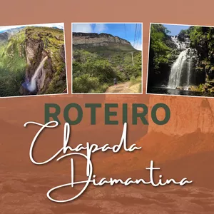 Imagem de capa para o Ebook Roteiro Econômico para Aventuras na Chapada Diamantina