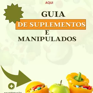 Imagem de capa para o Ebook Guia de suplementos e manipulados 