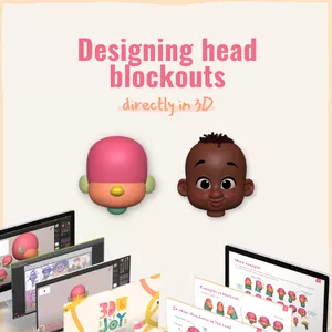 Cover image for Online course Designing head blockouts directly in 3D