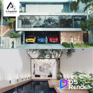 Imagem principal do produto Curso de D5 RENDER para Renders Arquitetônicos
