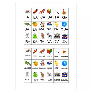 Imagem de capa para o Ebook Atividade de Alfabetização - Fichas de leitura