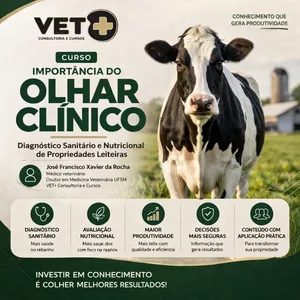 Imagem do curso Olhar clínico em propriedades leiteiras, diagnósticos nutricionais e sanitários.