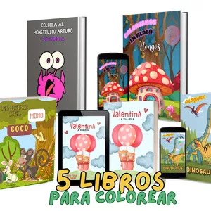 Imagen de portada para Ebook Pack de 5 Libros para Colorear – Especial Padres Conscientes