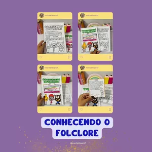 Imagem de capa para o Ebook Conhecendo o Folclore