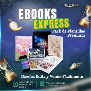 Imagen de portada para Curso online Ebooks Express: Pack de Plantillas Premium, Diseña, Edita y Vende Fácilmente