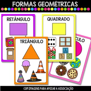 Imagem de capa para o Ebook Formas geométricas