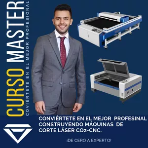 Imagen de portada para Curso online CONVIÉRTETE EN EL MEJOR PROFESIONAL CONSTRUYENDO MÁQUINAS DE CORTE LÁSER CO2-CNC. ¡DE CERO A EXPERTO!