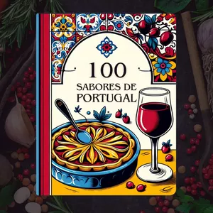 Imagem de capa para o Ebook 100 Sabores de Portugal
