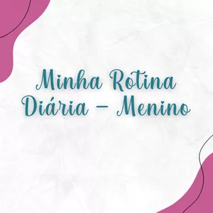 Imagem de capa para o Ebook Minha Rotina Diária - Menino