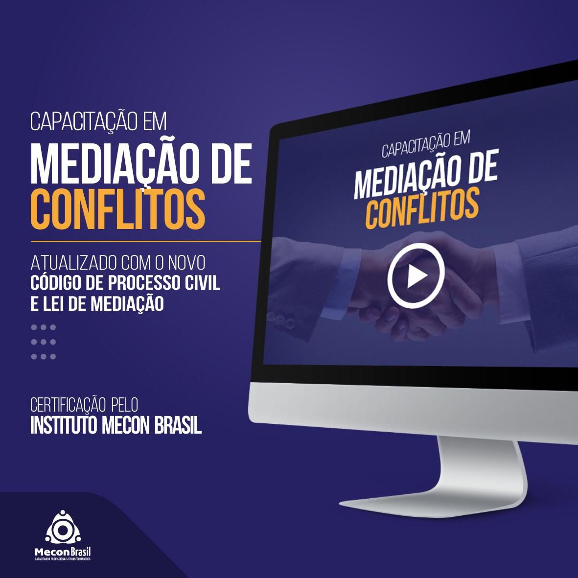 CAPACITAÇÃO em MEDIAÇÃO DE CONFLITOS